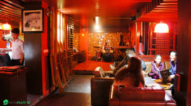 The Bebop bar has a separate area for music lovers to express passion.