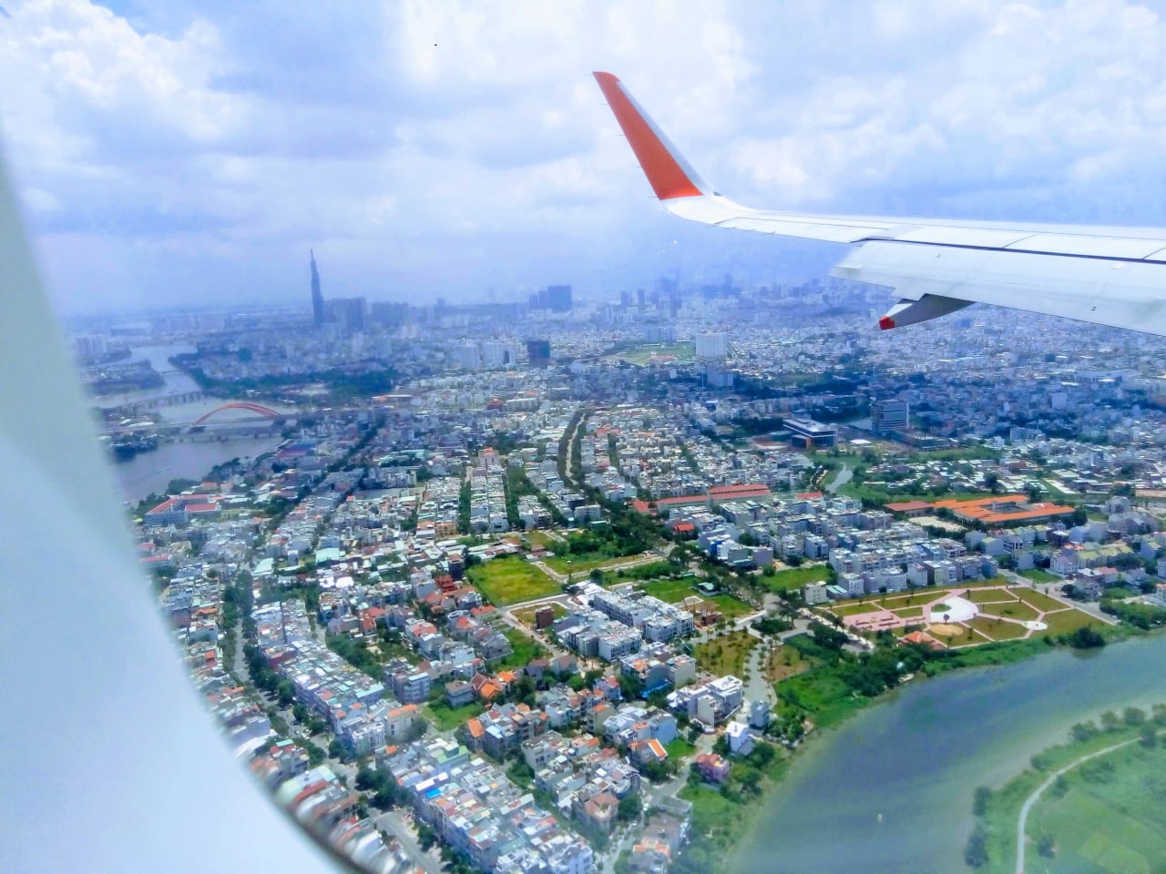 Vietnam trip from above